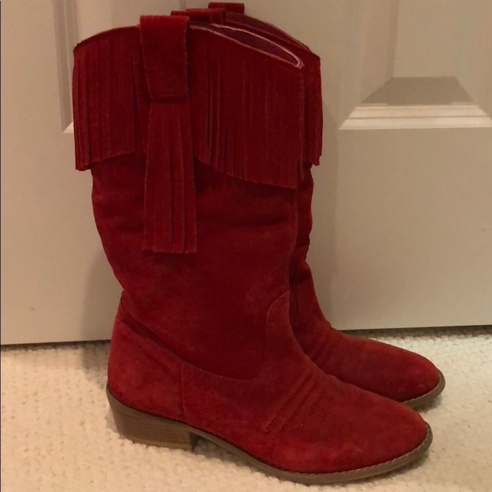 Diba Red Cowboy Boots